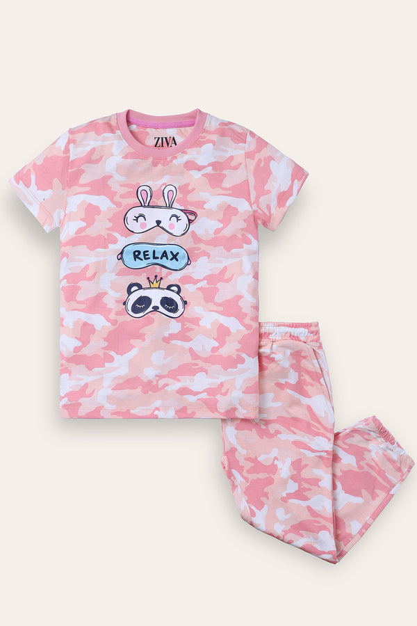 Relax Pink Night Suit