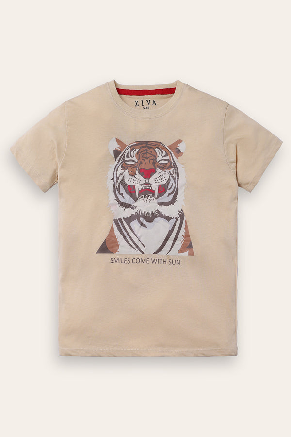 Tiger Print Skin T-shirt