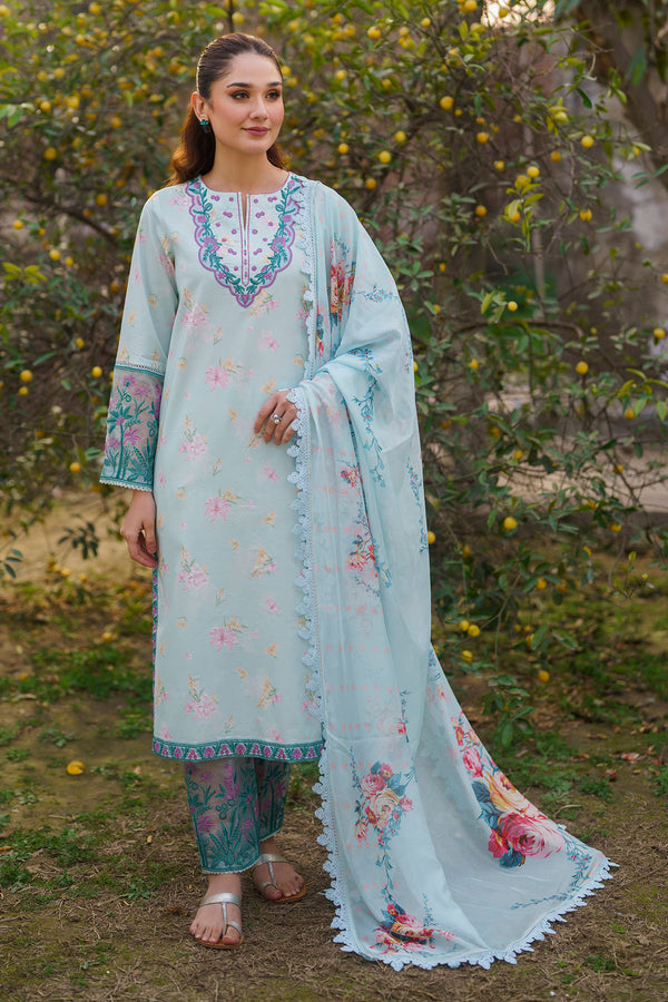 Amani - 3 Piece Embroidered & Printed Lawn