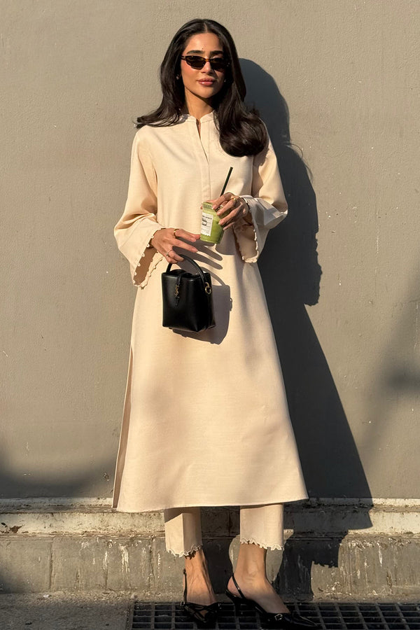 Winter White - 2 Piece Karandi RTW