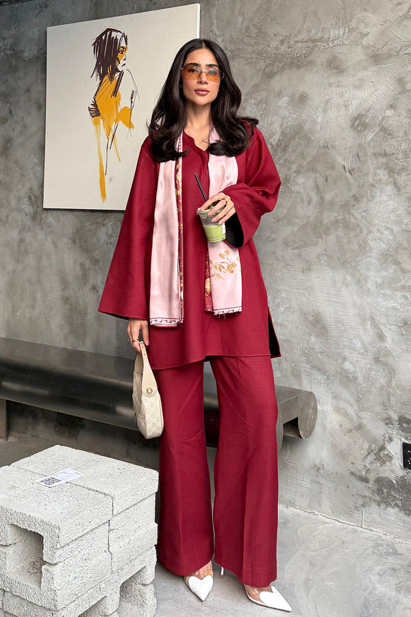 Dark Cherry - 2 Piece Karandi RTW