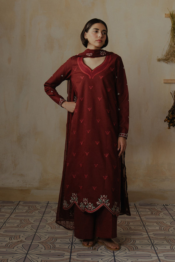 Scarlet - 3 Piece Lawn RTW