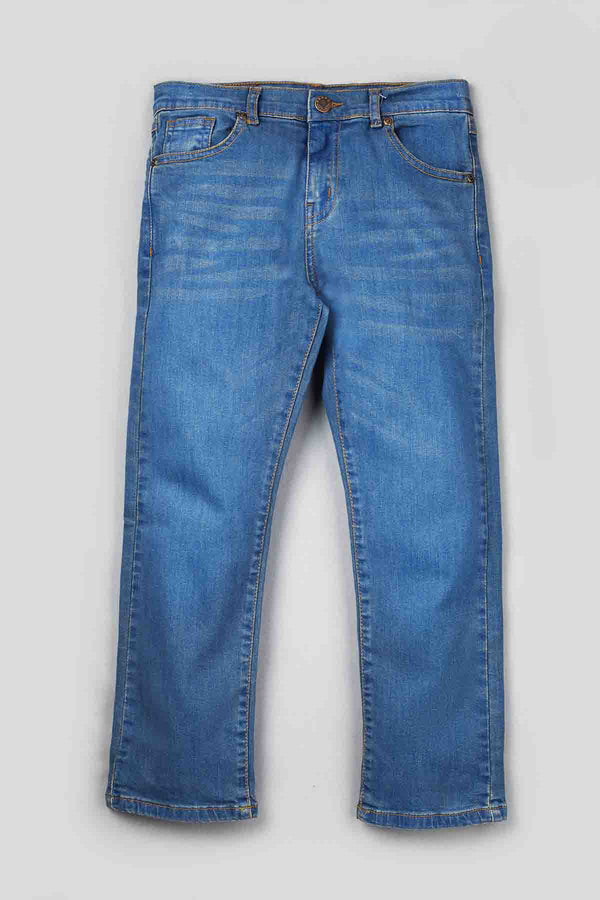 Boys Blue Whiskers Jeans